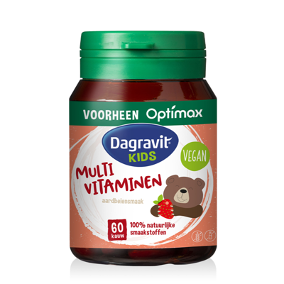 Dagravit Kids Multivitaminen Kauwtabletten Aardbeien
