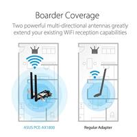 ASUS PCE-AX1800 wlan adapter - thumbnail