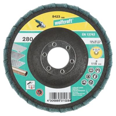 Wolfcraft Lamellenschijf | Met vlies | Fijn | Ø115 x 22mm | 1 stuk - 8423099