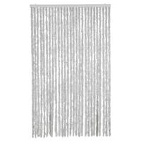 VidaXL Vliegengordijn 118x220 cm chenille grijs - thumbnail