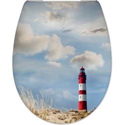 Saqu toiletbril met softclose en quickrelease 36,2x43,6cm multi