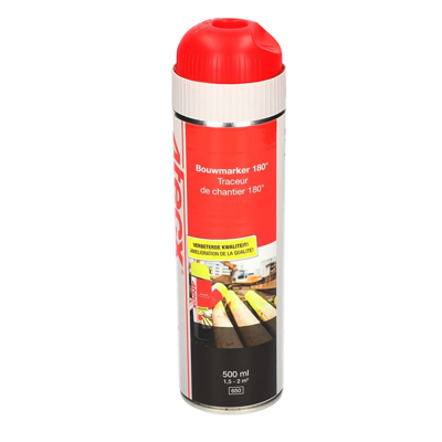4tecx Bouwmarker rood 500ml 4tecx Bouwmarker rood 500ml