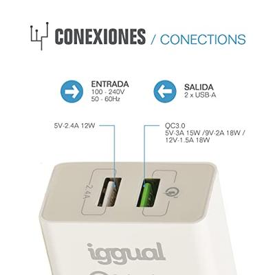 Oplader iggual IGG317389 Oplader iggual IGG317389