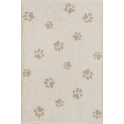 Cawö Cawo We love Dogs gemustert 6247 Badlaken 80x150 natur/beige