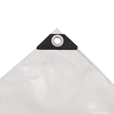 VidaXL Dekzeil 650 g/m² 4x4 m wit