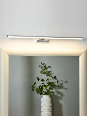 Lucide ONNO - Spiegellamp Badkamer - LED - 1x11W 3000K - IP44 - Mat chroom