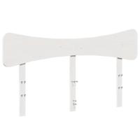 Bedframe zonder matras massief grenenhout wit 135x190 cm - thumbnail