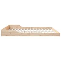 Bedframe Bruin 180 x 210 cm Grenenhout - thumbnail