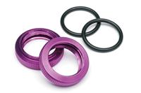 Shock adjuster nut 20mm (purple/2pcs) - thumbnail