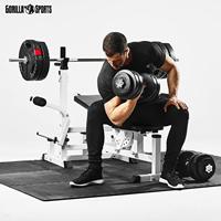 Sportschool Vloer Beschermingsmatten (8 stuks, totaal 2,88 m2) Zwart - thumbnail