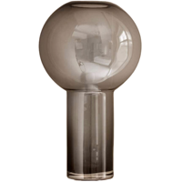 Vaas glas - vaas Pearl Tower - vaas grijs - thumbnail