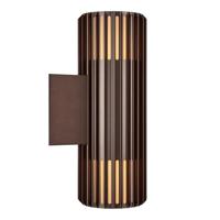 Nordlux Buitenlamp Aludra seaside 2 lichts wand bruin metallic - thumbnail