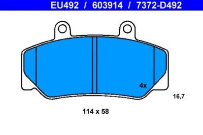 Remblokken set 13046039142
