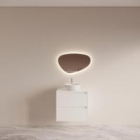 BWS Douchecabine Inslide 90x90x200 Helder Glas Geborsteld Goud Profiel - thumbnail