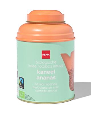 HEMA Bio rooibos kaneel-ananas 75gr in blik