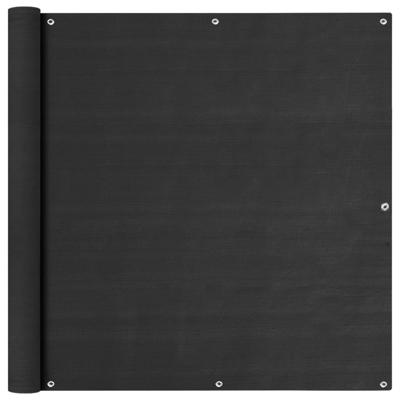 VidaXL Balkonscherm 120x600 cm hdpe antracietkleurig VidaXL Balkonscherm 120x600 cm hdpe antracietkleurig