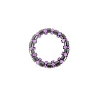 Edelsteen Armband Hematiet Paars Magnetisch - thumbnail