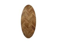 HSM - HSM Collection-Ovaal Tafelblad Fishbone-220x110x4-Naturel-Eiken - thumbnail