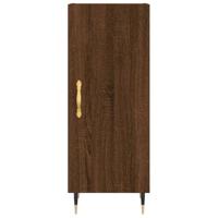 Dressoir 34,5x34x90 cm bewerkt hout bruineikenkleurig - thumbnail