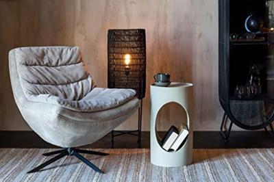 Dutchbone Ronde Bijzettafel 'Sai' 30cm, kleur Zand