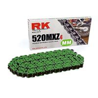 RK Chains 520 mxz4 120 c green/black open - thumbnail