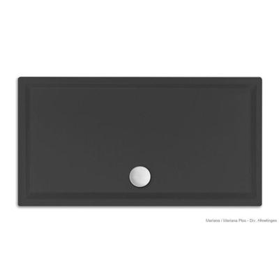 Douchebak Xenz Mariana | 110x100x4 cm | Incl.Afvoersifon-Chroom | Acryl | Rechthoekig | Zwart mat Douchebak Xenz Mariana | 110x100x4 cm | Incl.Afvoersifon-Chroom | Acryl | Rechthoekig | Zwart mat