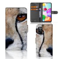 Samsung Galaxy A41 | Telefoonhoesje | Met pasjeshouder | Cheetah - thumbnail