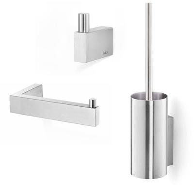 ZACK Linea toilet accessoires 3-delig geborsteld rvs