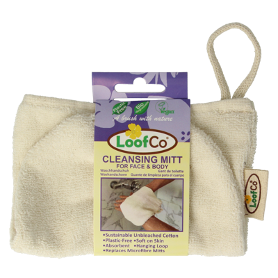 Loofco Washandje ongebleekt katoen bio 1 Stuks