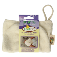 Loofco Washandje ongebleekt katoen bio 1 Stuks - thumbnail