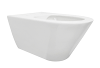 Wiesbaden Wandcloset Stereo Rimless Zonder Zitting Glans Wit - thumbnail