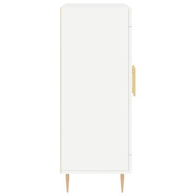 Dressoir 69,5x34x90 cm bewerkt hout wit Dressoir 69,5x34x90 cm bewerkt hout wit