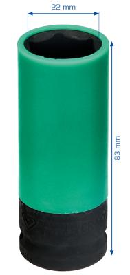 Brilliant Tools BT691009 BT691009 Kracht-dopsleutelinzet 22 mm Brilliant Tools BT691009 BT691009 Kracht-dopsleutelinzet 22 mm