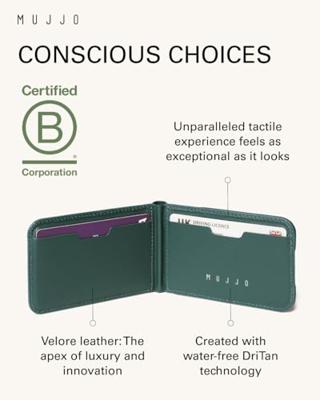 Mujjo Magsafe lederen pasjes houder/stand - Livid Green