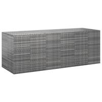 Tuinbox 291x100,5x104 cm polyetheen rattan grijs - thumbnail
