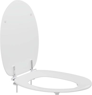 Pressalit Colani Closetzitting Met Deksel En Stabilisatiebuffers 38x45 cm 38x45 cm Wit