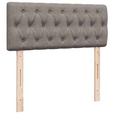 Boxspring met matras stof taupe 120x200 cm - thumbnail