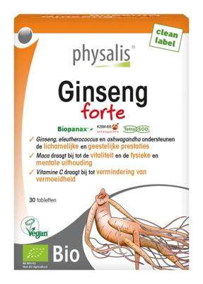Physalis Ginseng forte bio 30 Tabletten