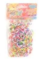 Loom Twister loombands Stripes junior rubber 300-delig - thumbnail