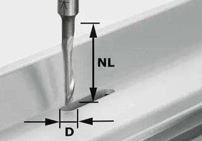 Festool Accessoires HS S8 D5/NL23 Aluminiumfrees | 491036