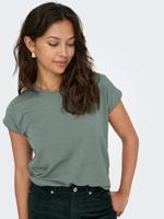 Only Onlclaudia S/s Glitter Stripe Top Jrs 15318422 T-shirt Korte Mouw Laurel Wreath Gold Lurex Stripe - thumbnail