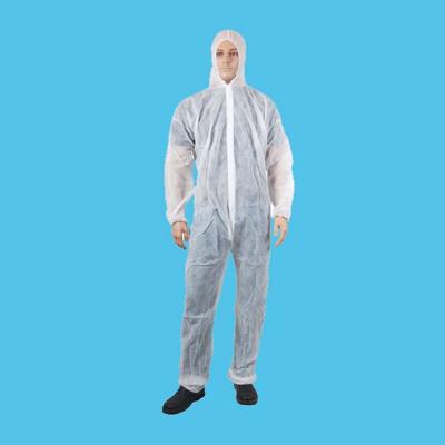 Overall CMT XXL non-woven ritssluiting PP wit 50 stuks
