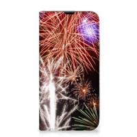 iPhone 13 Pro Max Hippe | Standcase | Vuurwerk - thumbnail