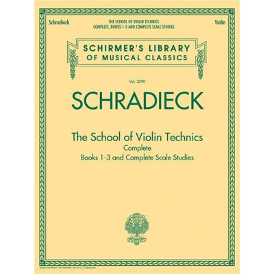 G. Schirmer The School of Violin Technics Complete vioolboek G. Schirmer The School of Violin Technics Complete vioolboek