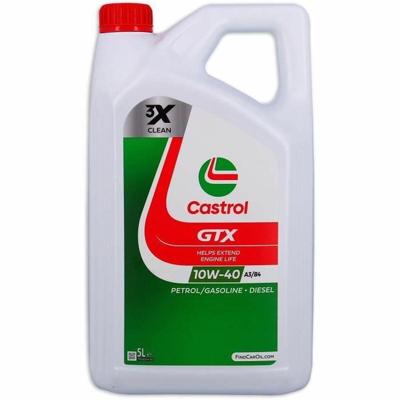 Motorolie - CASTROL - GTX 10W-40 A3/B4 - 5L