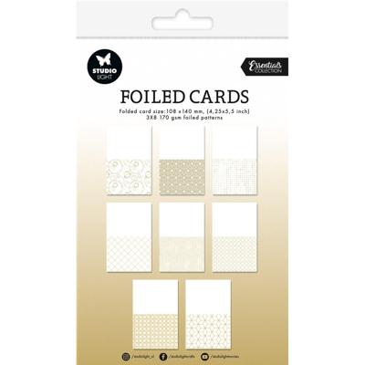 Studio Light • essentials foiled cards folded cards gold foil