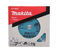 Makita Accessoires 76 mm doorslijpschijf hm/tcg 76x10x1,75mm voor dmc300 - d-74837 - thumbnail