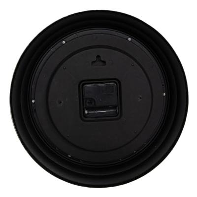 Clayre & Eef Wandklok Ø 29x5 cm Bruin Grijs Kunststof Glas Clayre & Eef Wandklok Ø 29x5 cm Bruin Grijs Kunststof Glas