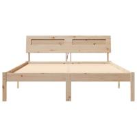 Bedframe Bruin 120 x 190 cm Massief grenenhout - thumbnail