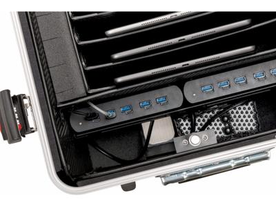 Parat PARAPROJECT Case TC10 Laad- en managementsysteem Mobiel laadsysteem Bekabeling voor USB-C